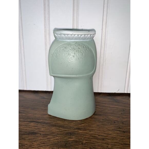 SCHAFER VATER JASPERWARE VASE GOAT With Children 4.75”x 2.75”x3” *Chip Top Edge* - Picture 4 of 7